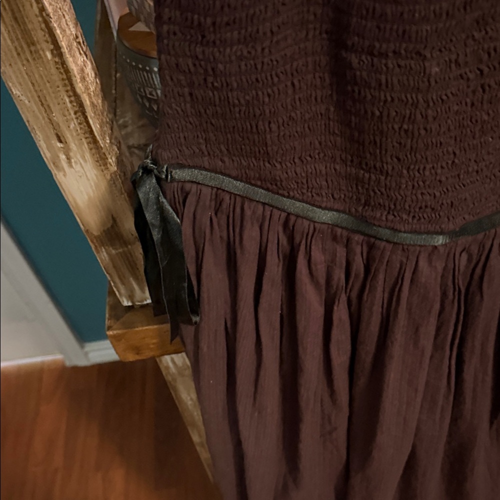 Nightingale Seersucker Midi Dress - Picture 3 of 5
